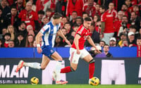 Barreiro da el empate al Benfica en el 88'; Mourinho fue expulsado