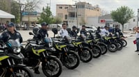 Oficial resulta ilesa tras accidente con motocicleta recién entregada a corporación