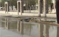 Encharcamientos y drenaje abierto generan riesgo en avenida Industrial