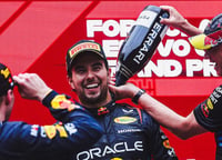 Hace dos años, en China, última vez que Checo subió al podio