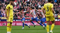 Nahuel Molina anota un golazo y Obed Vargas debuta como titular con el Atlético