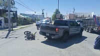 Motociclista resulta herido tras choque en la colonia Guadalupe 