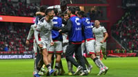 Toluca y Atlas igualan 1-1 con goles de Angulo y Ríos en el tiempo agregado