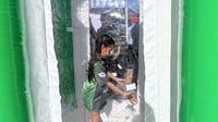 Cabina de aire desata euforia en carrera El Tiempo de Todos
