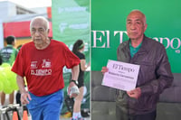 A los 80, Roberto sigue llegando a la meta