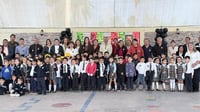 Alumnos conmemoran la Expropiación Petrolera con alcaldesa 