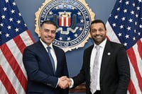 Harfuch se reúne con director del FBI y refuerza cooperación binacional