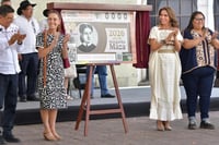 Develan billete conmemorativo de Margarita Maza en Oaxaca