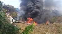 Cae avión militar en Colombia con cerca de 100 personas a bordo