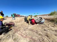 Tragedia en Castaños: choque frontal deja dos muertos y un herido grave