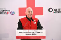 Román Alberto Cepeda arranca la Colecta Anual 2026 de la Cruz Roja en Torreón