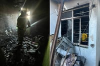 Incendio devora vivienda en Praderas del Sur de Monclova
