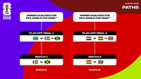 Repechaje europeo e intercontinental deciden clasificados a Copa 2026