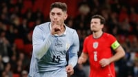 Valverde anota de penal y Uruguay empata a Inglaterra en amistoso de preparación