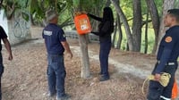 Protección Civil y Bomberos instalan salvavidas en Río Sabinas