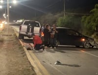 Choque múltiple paraliza tránsito en la Carretera 57 en Nava
