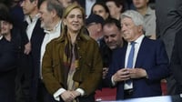 Aparición sorpresa de la infante Cristina en el Metropolitano