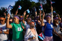 Mujeres en Cuba protestan contra política de EE.UU.
