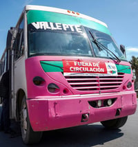 Ramos Arizpe retira unidades de transporte fuera de norma