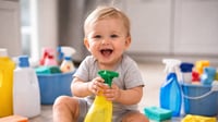Peligro en casa: Los productos de limpieza están haciendo daño a los niños