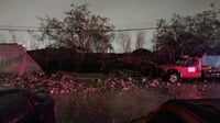 Torrencial tormenta desata caos e inundaciones en Monclova y Frontera
