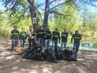 Jornada de limpieza mejora el río Sabinas en Múzquiz Coahuila