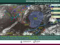 Lluvias, vientos fuertes y posible formación de torbellinos en el norte de Coahuila