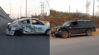 Choque entre taxi y camioneta desata movilización en el bulevar Pape