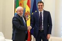 Lula y Sánchez llaman en Barcelona a frenar guerras y unilateralismo