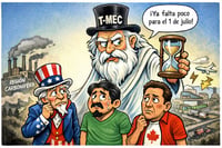 Caricatura Editorial... “Cuenta regresiva del T-MEC presiona a empresas”