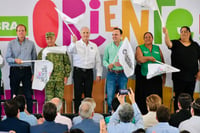 Manolo Jiménez y Román Alberto Cepeda arrancan la construcción del Parque Lineal Oriente