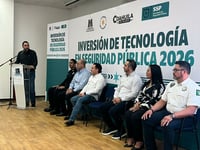 Monclova fortalece seguridad con inversión tecnológica cercana a 50 millones de pesos
