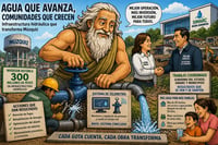Caricatura editorial - Obras que destapan el rezago en Región Carbonífera
