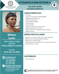Intensifican rastreo de menor extranjero desaparecido en la frontera norte