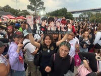 Detienen a 9 revendedores en concierto de BTS en CDMX