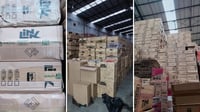 Hallan cargamento récord de cigarros ilegales en México