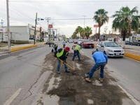 Cuadrillas refuerzan limpieza y vigilancia en Monclova tras lluvias registradas