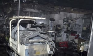 45 bebés fueron rescatados y están recibiendo atención médica.   Un incendio arrasó con una unidad de cuidados intensivos neonatales en un hospital del norte