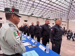 Con estos egresados, la corporación municipal suma 300 elementos, mejorando la seguridad social y laboral en la ciudad.  La XXV generación de la Academia