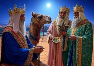 Los Reyes Magos, conocidos también como los Tres Reyes Magos o Tres Sabios, son figuras clave en la tradición cristiana, particularmente en la celebración