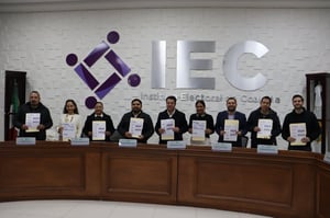 En el marco del Proceso Electoral Judicial Extraordinario 2024-2025, el Instituto Electoral de Coahuila (IEC) recibió este viernes 40 cuadernillos en sistema