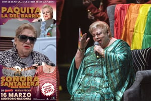  Problemas de movilidad complicaron su presentación, pero promete regresar más fuerte.   La icónica cantante Paquita la del Barrio sorprendió a sus seguidores