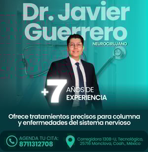  El dolor cervical puede ser más que una molestia: podría ser una señal de algo mucho más serio.  El doctor Javier Guerrero Contreras, reconocido