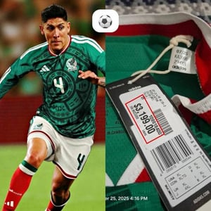 La esperada playera de la Selección Mexicana para el Mundial 2026 ya tiene precio oficial. Conoce todos los detalles aquí.  El uniforme oficial que portará