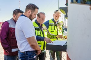 La primera etapa de la ampliación de la Ruta Fiscal en Piedras Negras sigue en desarrollo, con revisiones técnicas y coordinación entre autoridades estatales