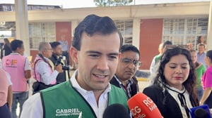 Gabriel Elizondo Pérez informó que se espera beneficiar a más familias con leche, huevo y productos de la canasta básica.  Saltillo, Coahuila, 5 de noviembre
