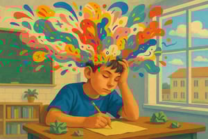 Los niños suelen pasar rápidamente de una actividad a otra, incluso cuando deberían concentrarse, pero un nuevo estudio indica que esta conducta