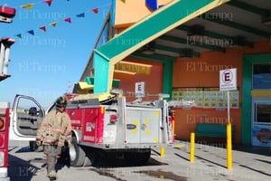 El fuego fue controlado en el área de panadería.  La rápida movilización de los cuerpos de auxilio evitó una tragedia la mañana de este sábado, luego