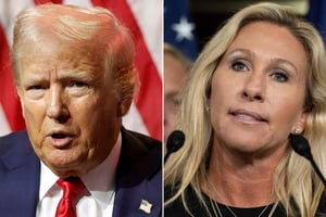 El presidente Donald Trump rompió públicamente con la representante de Georgia Marjorie Taylor Greene, calificándola de “lunática iracunda” y sugiriendo apoyo