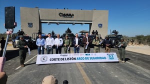 Con la reciente instalación de un nuevo arco de seguridad en la carretera Ribereña, a la altura del municipio de Hidalgo, Coahuila reforzó su estrategia